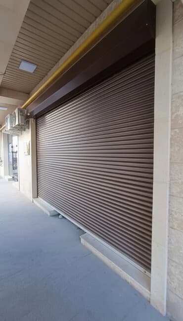 пластиковые шкафчики: Рольставни металлические для витрины/входной группы - Материал — 2