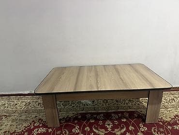 study table: Журнальный стол прямоугольный, низкий. - Материал: ЛДСП с текстурой — 3