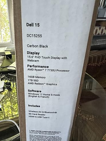 Ноутбуки Dell: Ультрабук, Новый, AMD Ryzen 7 — 6