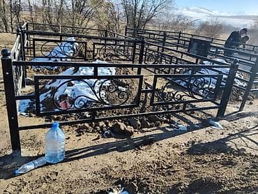 Деревянные заборы: Деревянная ограда для могилы - Материал: массив древесины — 9