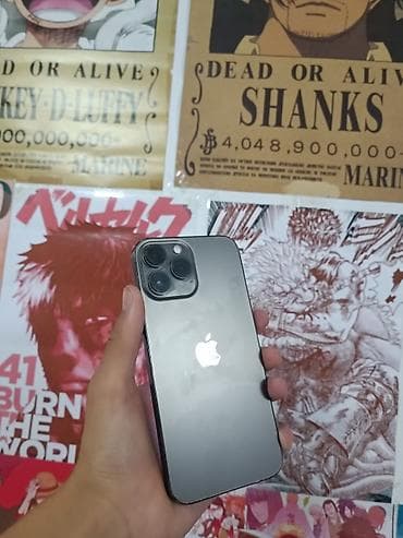 14 iphone: IPhone 13 Pro Max, Б/у, 256 ГБ, Black Titanium, Чехол, 100 % — 1