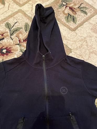 Плащи: Мужская толстовка, XS, S, Lining, Б/у, цвет - Черный, Самовывоз, Платная доставка — 3