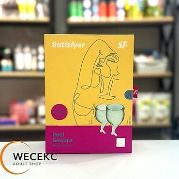 Менструальные чаши Satisfyer Feel Secure — набор из двух многоразовых