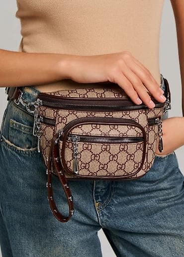 кистевой: Поясная сумка, бананка, Gucci, Новый, Женские — 1