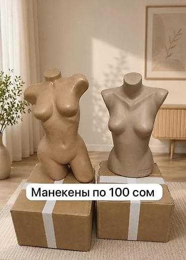 Женский торс-манекен телесного цвета. - до линии колен - 5шт - at lalafo.kg Женский торс-манекен телесного цвета. - до линии колен - 5шт -