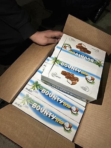 Жашылчалар: Bounty Trio — шоколадные батончики с кокосовой начинкой в молочном — 2