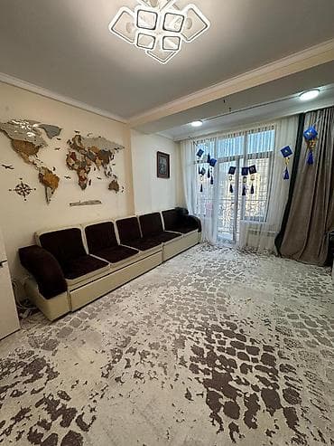 1 комната, 46 м², Асанбай мкр Элитка, 9 этаж, Евроремонт — 5
