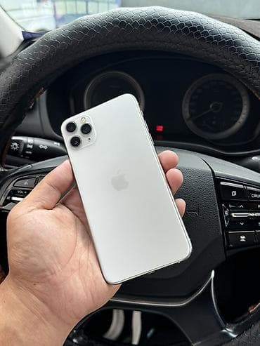 iphone xs mac: IPhone 11 Pro Max, Б/у, 256 ГБ, Серебристый, Защитное стекло, Чехол, 73 % — 1