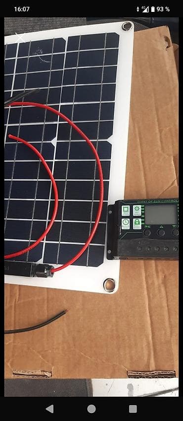 солнечный заряд: Комплектация на фото: гибкая солнечная панель + контроллер заряда с — 3