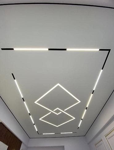 one construction: Натяжной потолок Глянцевое, Матовое, 3D потолки Гарантия, Бесплатная консультация, Бесплатный замер — 1
