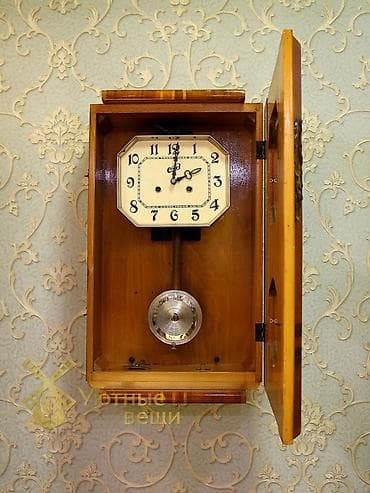 антиквариа: Часы настенный Орловский часовой завод, 1959 год с паспортом — 2