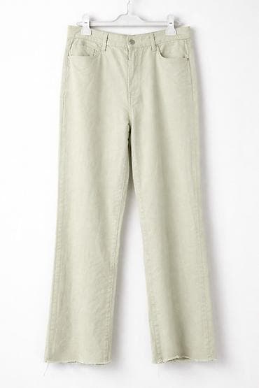 женские джинсы: Джинсы женские, светло оливковый ), фасон прямой/свободный - Посадка — 1