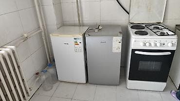 Комплект бытовой техники для кухни и прачечной: 1) Два компактных