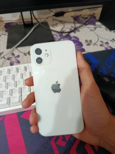iphone 12 pro max 128gb цена в бишкеке: IPhone 12, Колдонулган, 128 ГБ, Ак — 2
