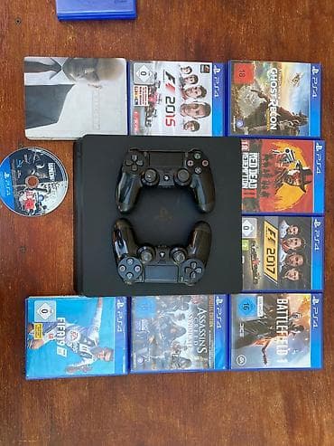 nintendo wii u: Playstation 4 slim,память:1тб 3 джойстик и 10шт диски. г.Ош. состояние — 4