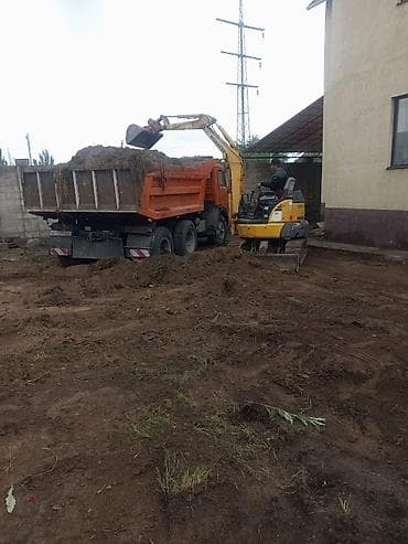 Услуги экскаватора | Водопровод, Планировка участка, Демонтаж