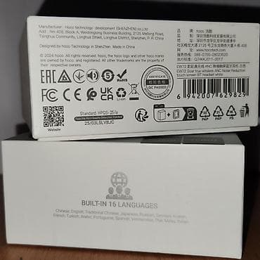 Беспроводные вакуумные наушники, Hoco, AirPods Pro 2, Новый