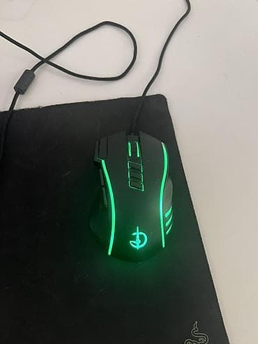 Стол компьютерлери жана комлектөөчүлөр: Игровая проводная мышь с RGB‑подсветкой - Эргономичная форма для — 3