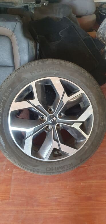 тайп с диски: Дөңгөлөктөр монтажда 225 / R 18, All-season, Колдонулган, Комплект, Жеңил унаалар, Куйма — 3