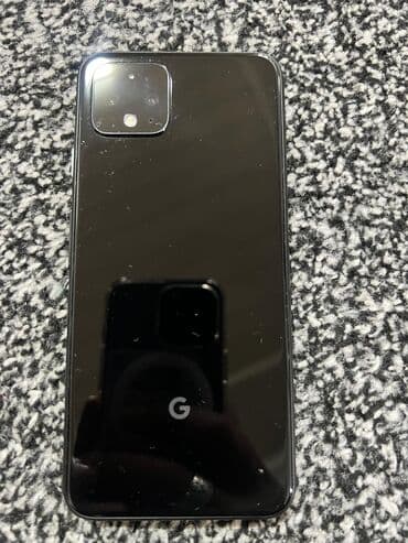 micro atx: Google Pixel 4, Б/у, 64 ГБ, цвет - Черный, 1 SIM, eSIM — 6