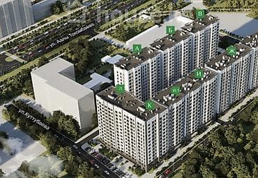 2 комнаты, 60 м², Южная Магистраль Элитка, 6 этаж, ПСО (под самоотделку) — 3