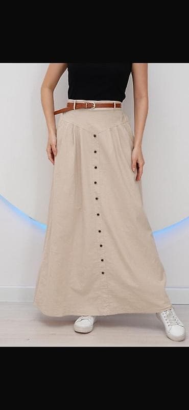 Юбка, Модель юбки: Трапеция, Макси, Высокая талия