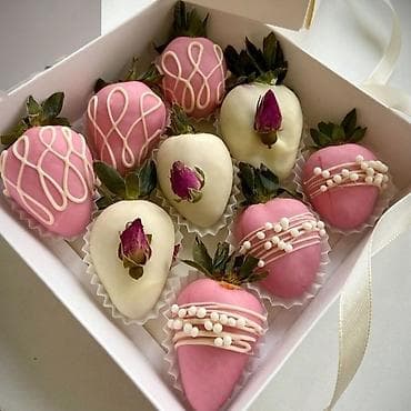 дарбыз кочот: Свежая клубника в бельгийском шоколоде — 7