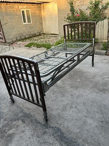 железная раскладушка: Медицинская функциональная кровать на колесах - Конструкция — 5