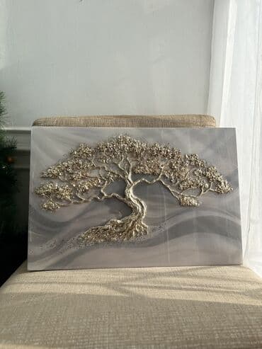 Зеркала: Картины из эпоксидной смолы и натуральных полудрагоценных камней и — 2