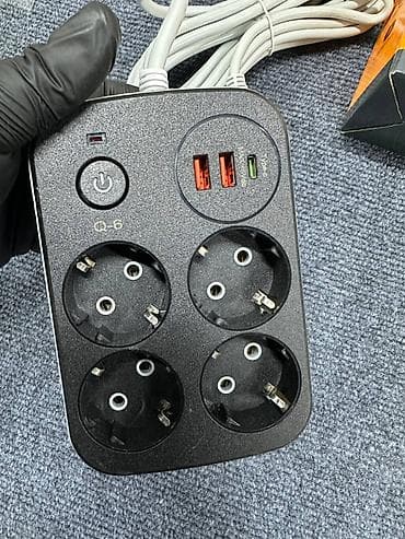 Удлинители: Удлинитель, 4 розетки — 3