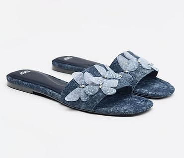 Босоножки, 36, Zara, Новый, цвет - Синий at lalafo.kg Босоножки, 36, Zara, Новый, цвет - Синий