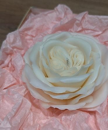 цветы из мыла: Фигурные свечи розы 500с - Реалистичные фигурные мыла в виде — 1