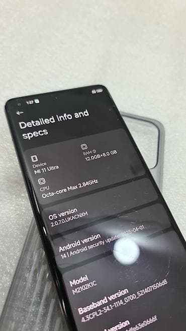xiao: Xiaomi, Mi 11 Ultra, Б/у, 512 ГБ, цвет - Черный, 2 SIM — 8