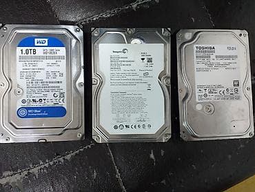 Накопитель для ПК, Б/у, HDD, 1 ТБ, 3.5", Для ПК