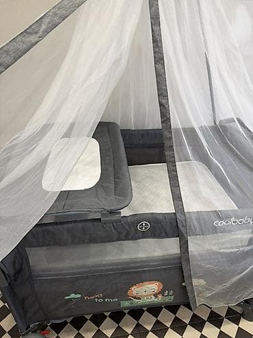 манеж с люлькой: Манеж-кровать, Новый, Раскладной — 2