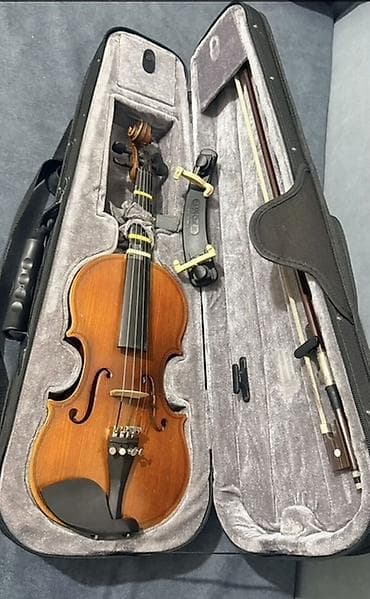 Скрипка 4/4 в комплекте - Акустическая скрипка полноразмер 4/4 с
