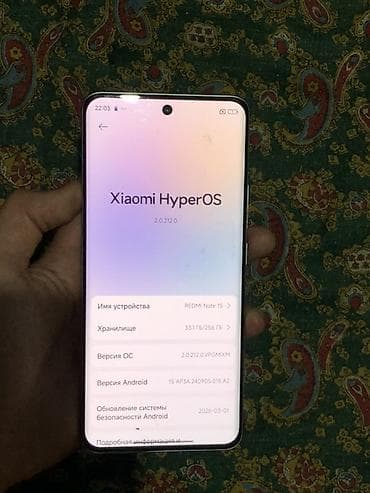 poco 5x pro: Redmi, Redmi Note 15, 256 ГБ, цвет - Голубой — 2