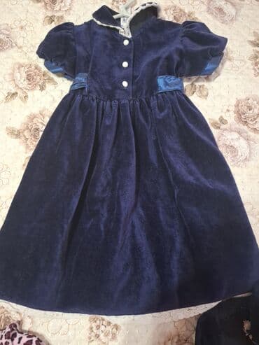 сарафан для беременных: Детское платье, цвет - Синий, Б/у — 2