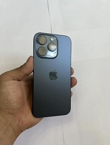 IPhone 15 Pro, Б/у, 256 ГБ, Blue Titanium, 76 % — 2