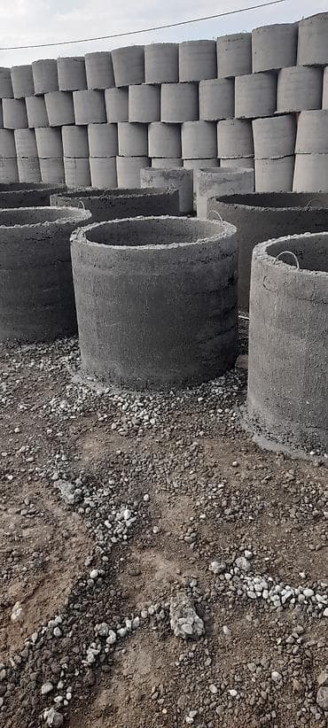 пластиковое корыто: Железобетонное (ЖБИ) кольцо для септика Размер: 110 x 90 x 8 см, Платная установка, В розницу — 3