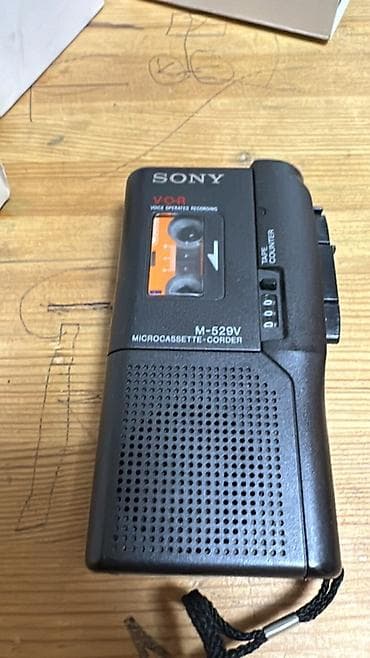 Портативный микрокассетный диктофон Sony M-529V - Тип: микрокассетный