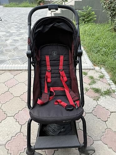 красный пиджак: Коляска, Cybex, цвет - Черный, Б/у, Самовывоз — 3