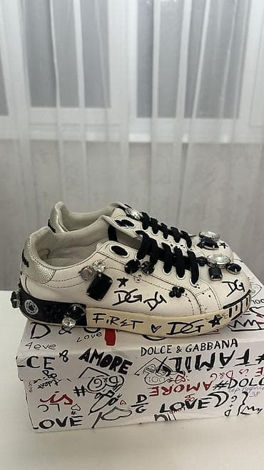 Кроссовки, 38, Dolce & Gabbana, Б/у, Самовывоз at lalafo.kg Кроссовки, 38, Dolce & Gabbana, Б/у, Самовывоз