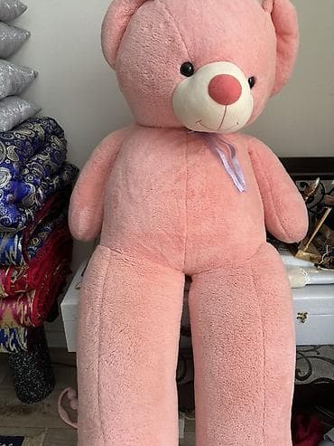 надувной панда: Большой плюшевый мишка розового цвета. Уступлю реальным покупателям🤝 - — 3