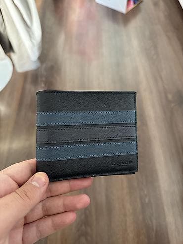 apple wallet: Кошелек, Coach, Натуральная кожа, Мужские, Б/у — 1