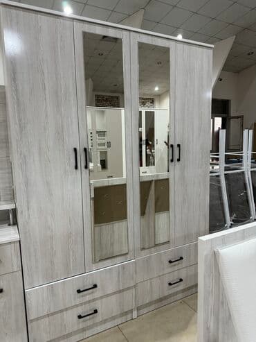 кровать в рассрочку: Спальный гарнитур, Новый, Двуспальная кровать, Тумба, Шкаф, В рассрочку, ДСП, Платная доставка, Самовывоз, Бесплатная доставка — 2