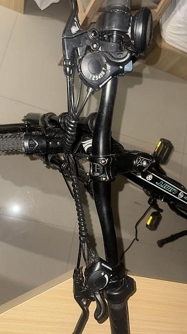 Велосипеды: Горный электровелосипед LIMIT E-Bike (черный) - Рама: с центральным — 2