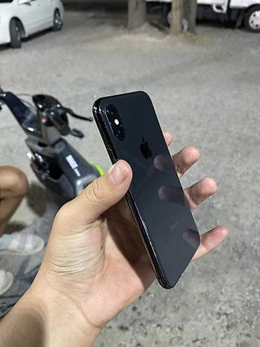 IPhone X, Б/у, 64 ГБ, Space Gray, 100 %