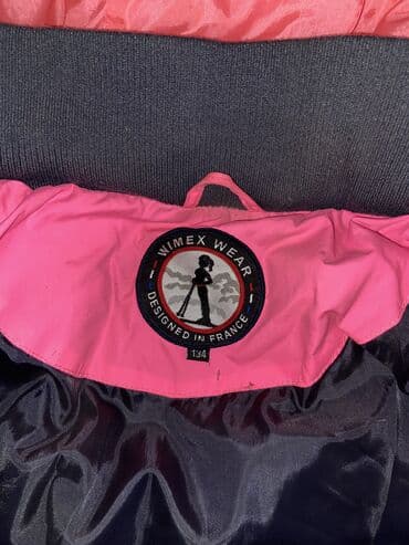 молния маквин: Стильная и тёплая зимняя горнолыжная куртка для девочки, рост 134 см — 3