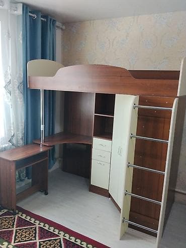 put up: Двухъярусная детская кровать, Б/у, ЛДСП — 2